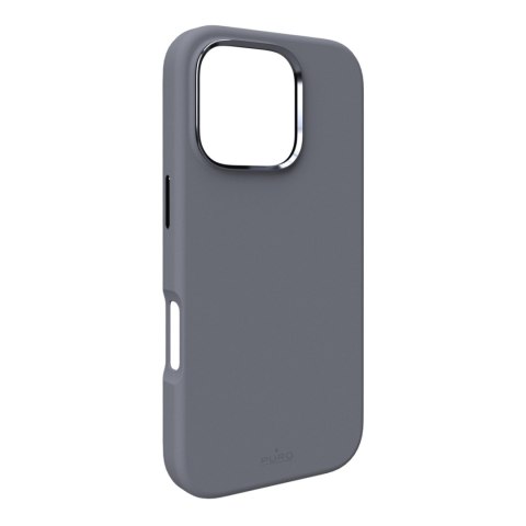 Etui silikonowe do iPhone 16 Pro Max Icon Mag Pro MagSafe - ciemnoszare