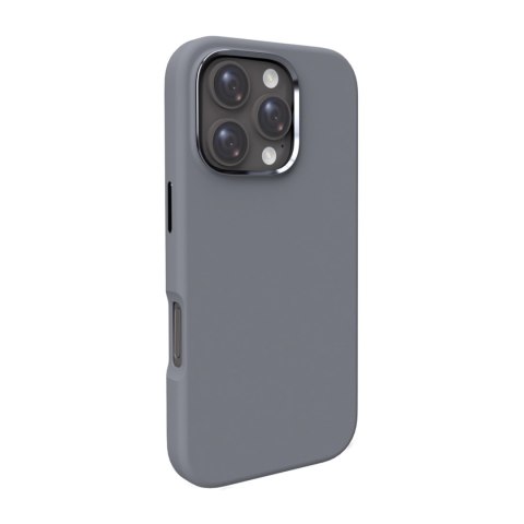 Etui silikonowe do iPhone 16 Pro Max Icon Mag Pro MagSafe - ciemnoszare
