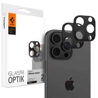 Osłona aparatu na iPhone 14 Pro / Pro Max / 15 Pro / Pro Max / 16 Pro / Pro Max czarna - 2 szt.