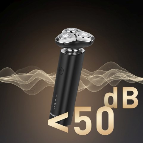 Golarka elektryczna trymer przycinarka 3w1 USB-C 600mAh IPX7 - czarna
