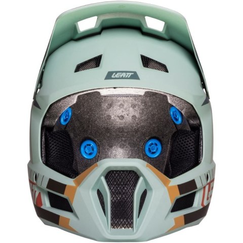 Kask rowerowy typu full face LEATT Helmet MTB Gravity 2.0 V25 rozmiar L, miętowy