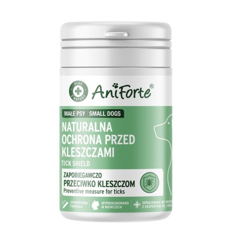 AniForte NATURALNA OCHRONA PRZED KLESZCZAMI - KAPSUŁKI DLA MAŁYCH PSÓW 60szt