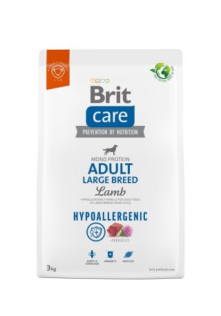 BRIT Care Hypoallergenic Adult Large Breed Lamb - sucha karma dla psa - 3 kg (OUTLET)