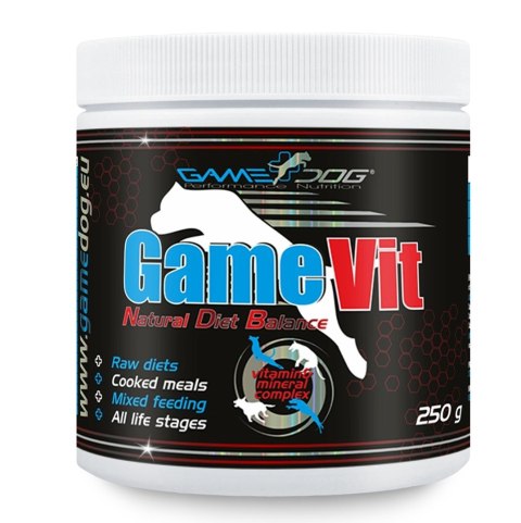 GAME DOG GameVit Natural Diet Balance witaminy i minerały dla psa 250g