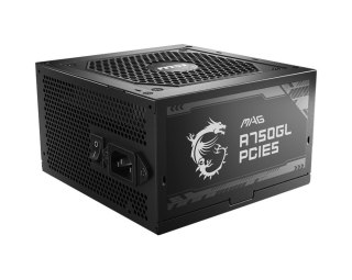 Zasilacz MSI MAG A750GL PCIE5 750W 80+ Gold ATX 3.1 (WYPRZEDAŻ)