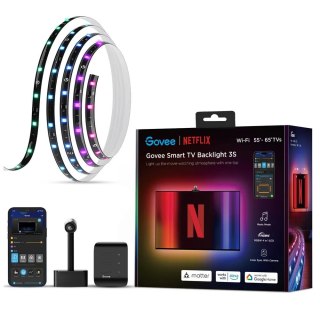 Govee TV Backlight Taśma LED do telewizora 55-65 cali, RGBIC, Wi-Fi + Bluetooth H6098CD1