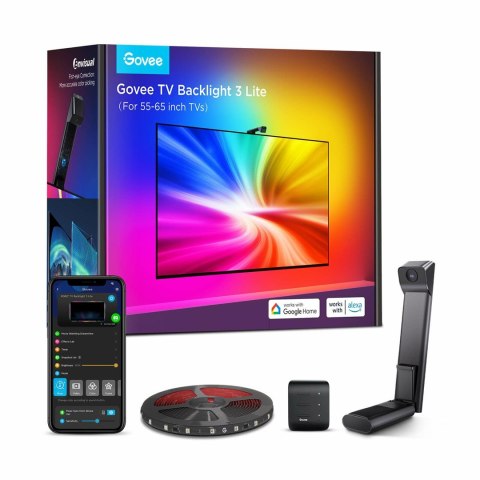 Govee TV Backlight Taśma LED do telewizora 55-65 cali, RGBICW, Wi-Fi + Bluetooth H60993D1