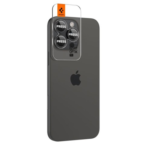Osłona aparatu na iPhone 14 Pro / Pro Max / 15 Pro / Pro Max / 16 Pro / Pro Max / 17 Pro / 17 Pro Max czarna - 2 szt.