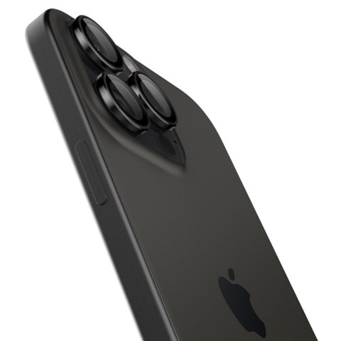 Osłona aparatu na iPhone 14 Pro / Pro Max / 15 Pro / Pro Max / 16 Pro / Pro Max / 17 Pro / 17 Pro Max czarna - 2 szt.