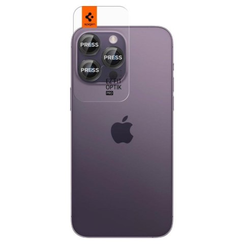 Osłona aparatu na iPhone 14 Pro / Pro Max / 15 Pro / Pro Max / 16 Pro / Pro Max / 17 Pro / 17 Pro Max czarna - 2 szt.