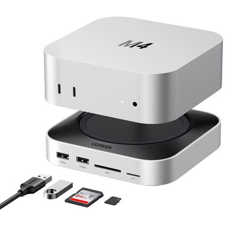 Stacja dokująca USB-C UGREEN CM841 11w1 (szara)