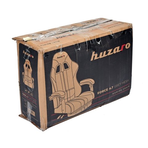 Fotel gamingowy Huzaro Force 4.7 Grey Mesh (OUTLET)