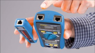 Tester LAN + multimetr cyfrowy CAT III 300V