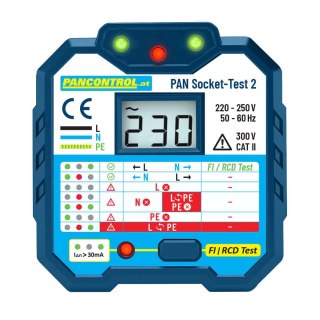 Tester gniazdek + tester FI 30 mA