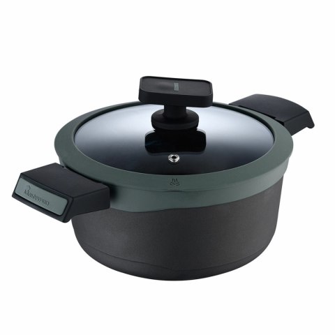 Garnek z Pokrywką Masterpro GASTRO REECO MP Czarny