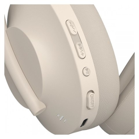 DEFENDER SŁUCHAWKI BLUETOOTH FREEMOTION B485 ANC BEŻOWE 63486