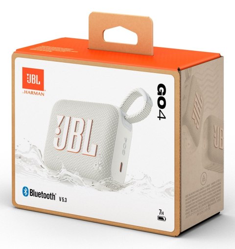 JBL GO 4 WHT głośnik przenośny Bluetooth biały