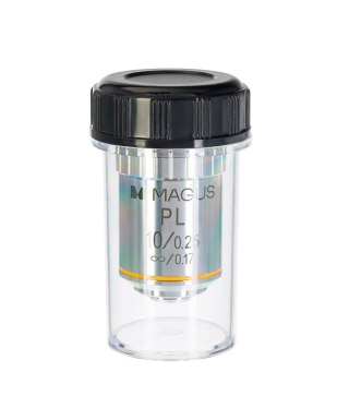 Obiektyw planarny z korekcją do nieskończoności MAGUS MP10 10x/0,25 ∞/0,17