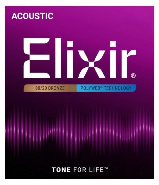 Elixir 11100 Medium (13-56) PW - Struny do gitary elektrycznej