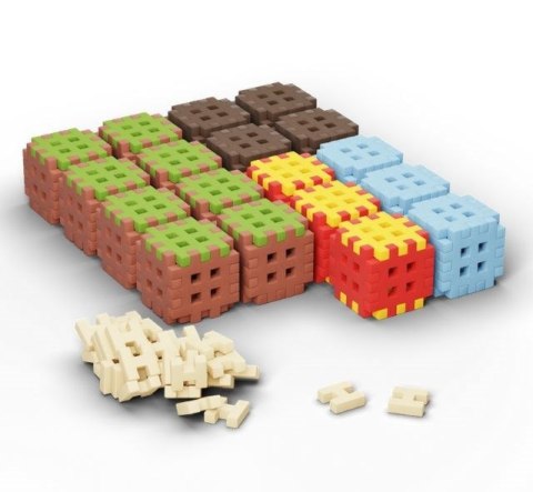 Klocki konstrukcyjne Marioinex Mini Waffle, 142 elementy