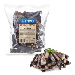 PETMEX Płuco Baranie gryzak przysmak dla psa 500g