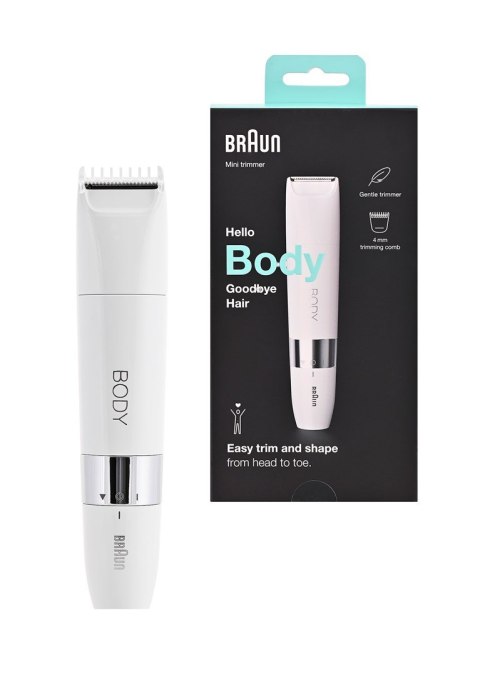 Trymer Series 1 BS1000 BRAUN biało-srebny