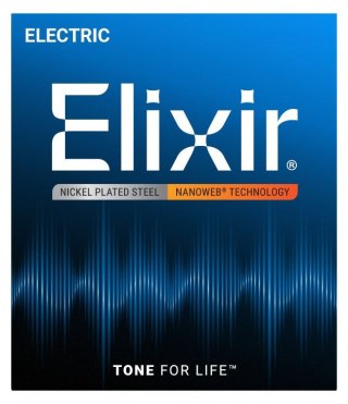 Elixir 12102 Medium (11-49) NW - Struny do gitary elektrycznej