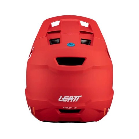 Kask rowerowy typu full face LEATT Helmet MTB Gravity 1.0 V24 rozmiar M, czerwony