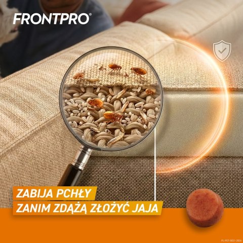FRONTPRO Tabletki na pchły i kleszcze dla psa (2-4 kg) - 3x 11,3mg