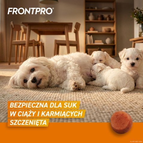 FRONTPRO Tabletki na pchły i kleszcze dla psa (2-4 kg) - 3x 11,3mg