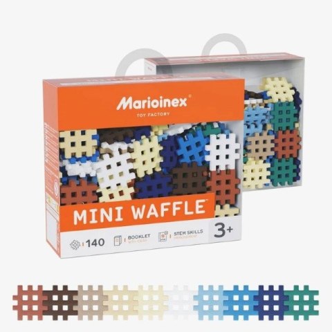 Klocki konstrukcyjne Marioinex Mini Waffle Zestaw 3, 140 elementów