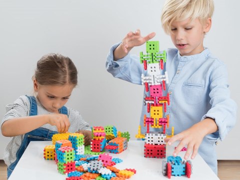 Klocki konstrukcyjne Marioinex Mini Waffle Zestaw 3, 140 elementów