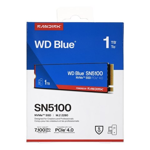 WD Blue SN5100 1TB PCIe M2 WDS100T5B0E