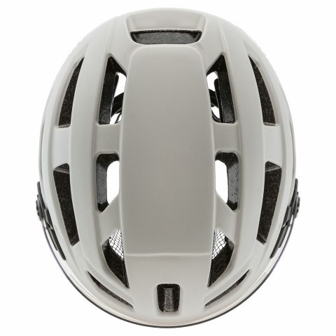 Kask rowerowy UVEX Finale visor 56-61cm, sand/white matt