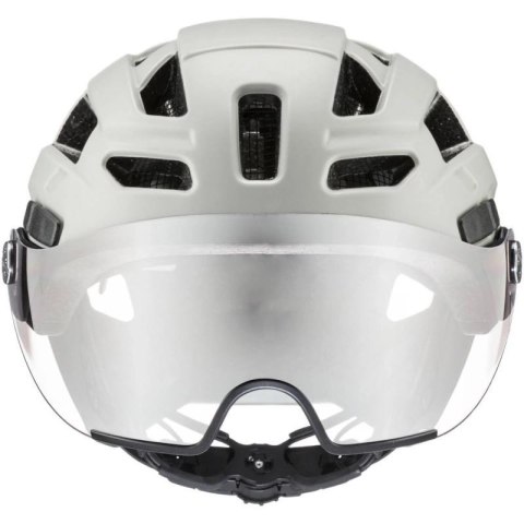 Kask rowerowy UVEX Finale visor 56-61cm, sand/white matt