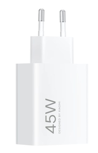 Ładowarka sieciowa Xiaomi 45W Turbo Charging Power (Type-A) EU Wall Charger, USB Type-A port, without cable, White