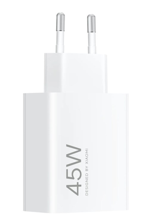 Ładowarka sieciowa Xiaomi 45W Turbo Charging Power (Type-A) EU Wall Charger, USB Type-A port, without cable, White