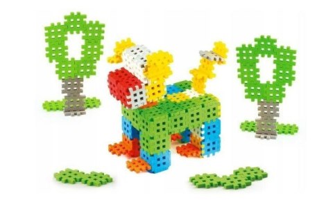 MARIOINEX Klocki Mini Waffle, 140 elementów
