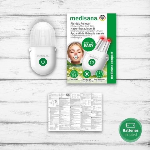 Urządzenie do terapii nosa przeciw katarowi siennemu Medisana Rhinitis Reliever