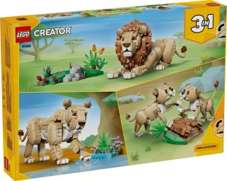 LEGO Creator 3w1 31386 - Dzikie zwierzęta: Dumny lew