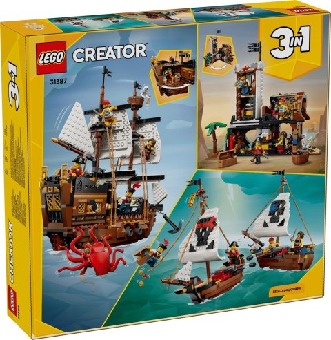 LEGO Creator 3w1 31387 - Legendarny statek piracki