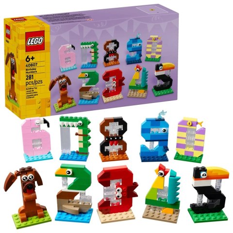 LEGO Inne 40807 - Urodzinowe cyferki