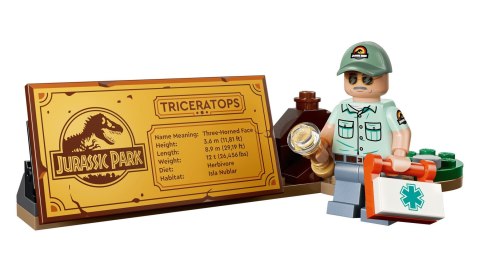 LEGO Jurassic World 77985 - Szkielety dinozaurów: Triceratops