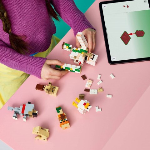 LEGO Minecraft 21592 - Atak kurzego jeźdźca na pustyni
