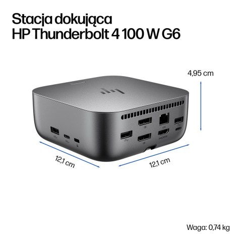 Stacja dokująca HP Thunderbolt 4 100W G6 Dock (OUTLET)