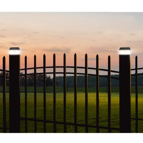 GREENBLUE LAMPA SOLARNA NA SŁUPEK 100*100 - DASZEK KOPERTOWY GB128