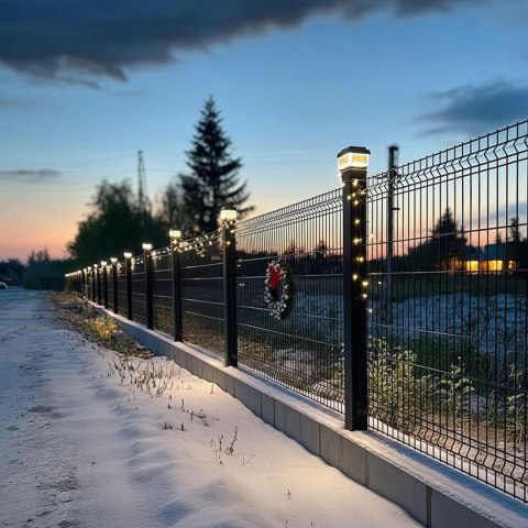 GREENBLUE LAMPA SOLARNA NA SŁUPEK 100*100 - DASZEK KOPERTOWY GB128