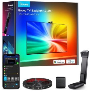 Govee TV Backlight Taśma LED do telewizora 75-85 cali, RGBICW, Wi-Fi + Bluetooth H60993D2