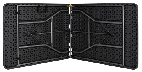 Stół cateringowy WOODLAND BLACK składany w walizkę 180 cm