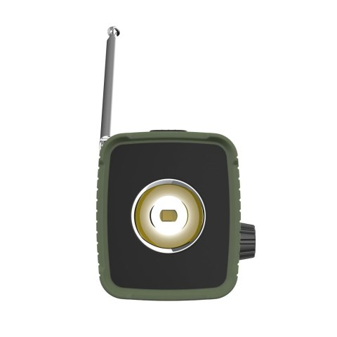Radio solarne, przenośne radio awaryjne SOS, powerbank 5000mAh, latarka, dynamo, Kruger&Matz
